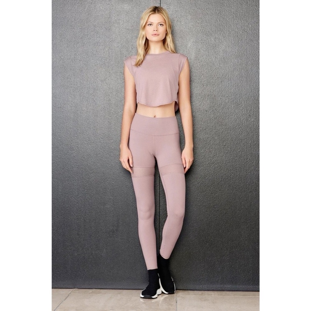 alo yoga Thigh High Legging in Dusted Plum